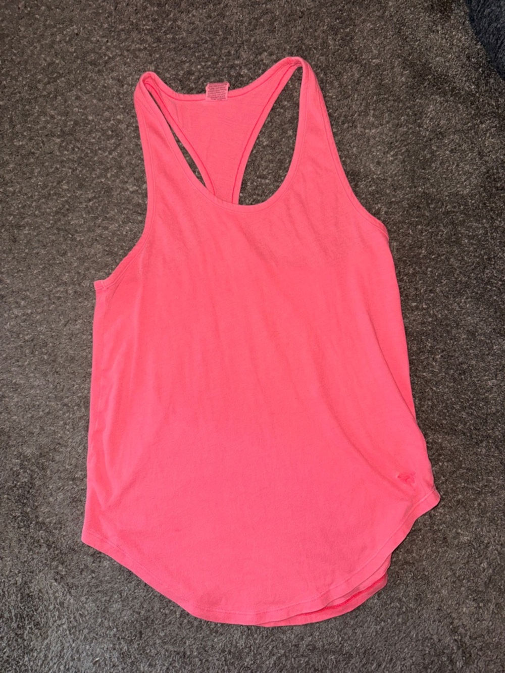 PINK Victoria's Secret Neon Pink Racerback Tank